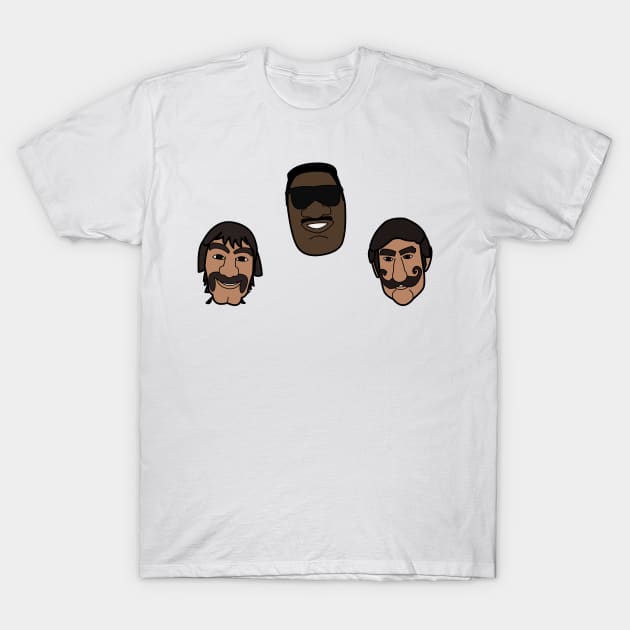 Hall of Fame Heads T-Shirt by StickyHenderson